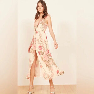 Reformation Dress Women’s 6 Josephine Harper Midi Floral Cottagecore